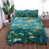 Van Gogh Mountain Village Oil Painting Duvet Cover Set King Queen Double Full Twin Single Size Bed Linen Set