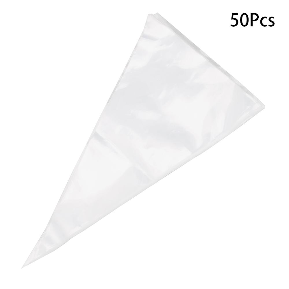 Кондитерские мешки для глазури, инструменты для торта, помадка, крем для торта, 50 шт., одноразовые кондитерские мешки, инструменты для украшения торта и кексов