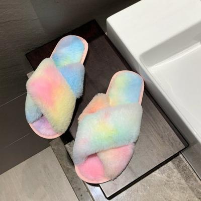 Зимние домашние плюшевые тапочки для женщин Весенние плоские домашние туфли женские Уличные кроссовки плюс хлопковые тапочки женские zapatos mujer