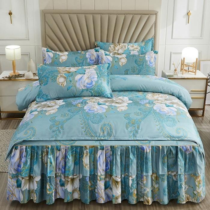 23 цвета, матовая нескользящая юбка-кровать, детская односпальная кровать, двуспальная кровать размера «queen-size», юбка кровати размера «king-size», защитный чехол для матраса/чехол, юбка-кровать с 2 наволочками