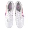 Asics Серия Ds Light Удобная посадка Ag (Резиновые короткие шипы) Футбольные бутсы из кожи кенгуру Мужские футбольные бутсы Бело-фиолетовые 1103A032104