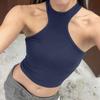 Women Seamless Sexy Sports Crop Top Fitness Yoga Tank Female Gym Vest Sweatshirt
