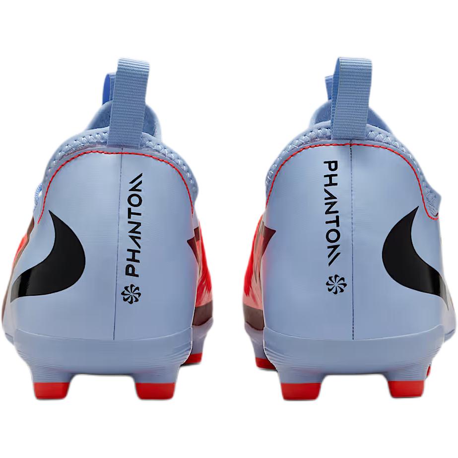 Nike Phantom 6 Low Academy MG GS Royal Tint Black Kids Cleats Blue Bright-Crimson HM9203-400