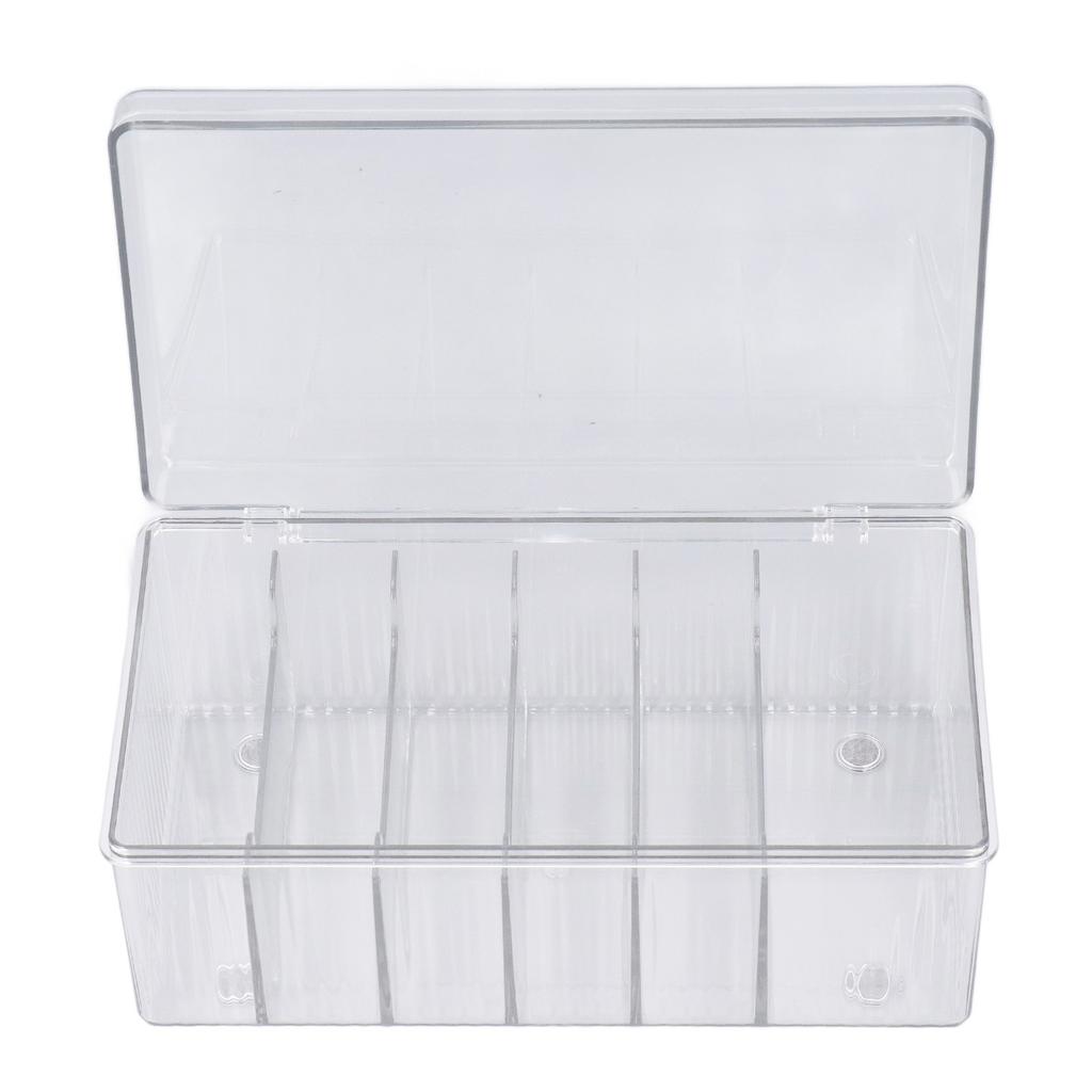 Органайзеры для хранения наращенных ресниц 6 отделений пыленепроницаемая крышка прозрачный органайзер для материалов для наращивания ресниц для салона красоты