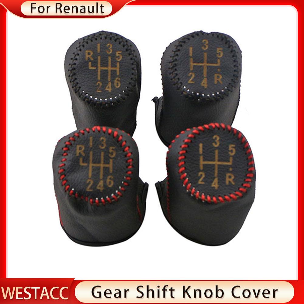 Автомобильные ошейники с головкой переключения передач, чехол для Renault Clio MK3 III Megane MK2 Scenic MK2 Kangoo MT, гандбольный чехол