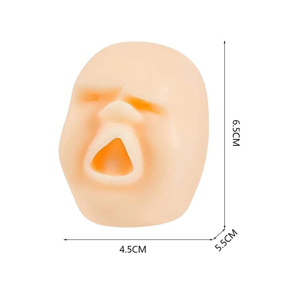 Funny Human Face Emotion Ball for Kids Adults Soft Stretchy Fidget Toys Stress Relief Squeeze Ball for Autism Anxiety Relief