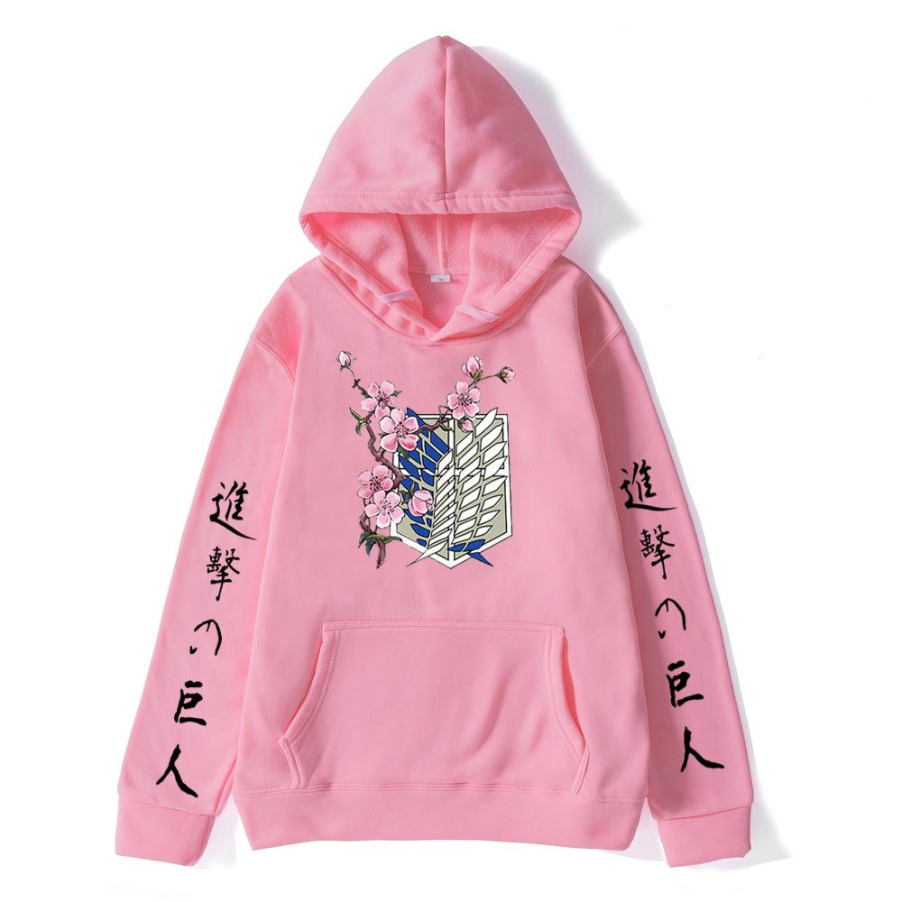 Attack Giant Sweater anime wings sweater male, trendy plus size hoodie