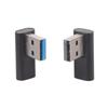 1 пара угловых USB A на USB C конвертер-адаптер (левый и правый) Поддержка передачи данных и питания устройств