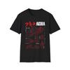 Akira Kaneda Anime Gift Unisex Softstyle T-Shirt, Cult Movie Vector Motorcycle