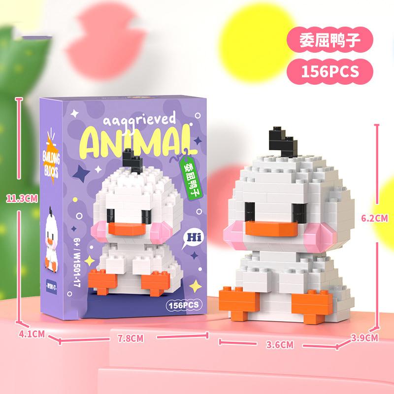 Animal Cat Bricks Constructor Set Micro Building Blocks Children Toy Adult Particle Building Block Dog Mini Toys Home Decoration
