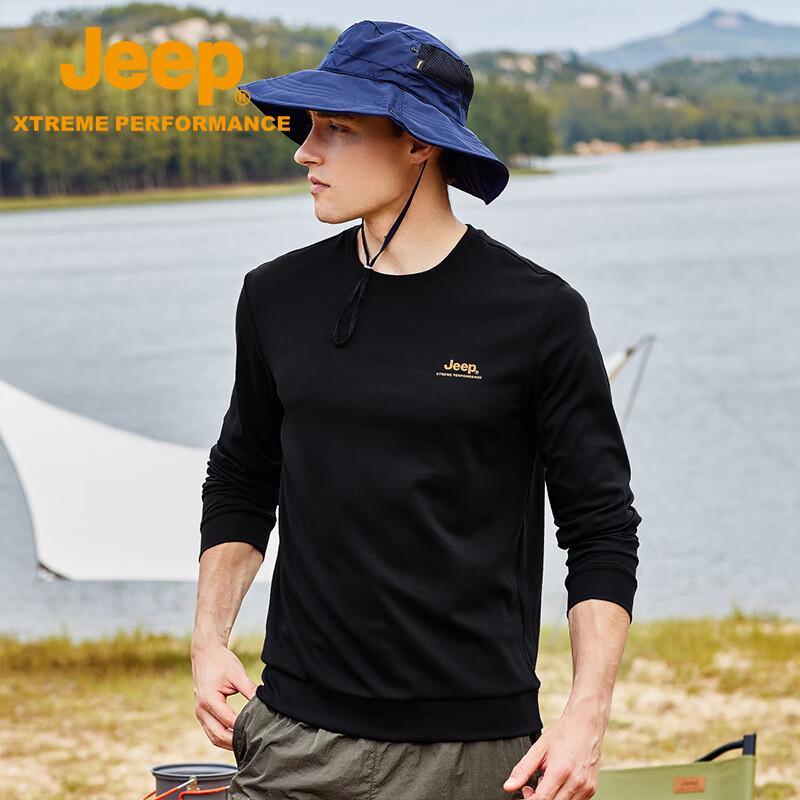 Jeep Unisex Soft Fleece Lined Hooded Sweatshirt