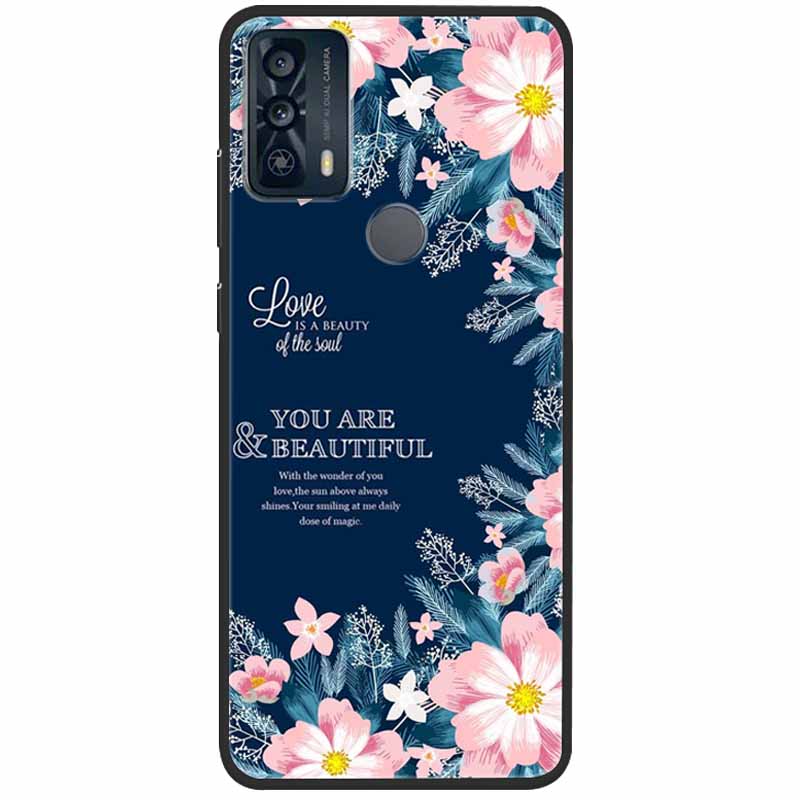 Чехол For TCL 20B Case 6159K Силиконовый Мягкий Модный TPU Чехол для Телефона для TCL 20B Case для TCL 20B 20 B Бампер Защитный TPU Оболочка