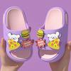 Детские крутые тапочки для девочек летние мультяшные милые нескользящие домашние тапочки для мальчиков с мягкой подошвой для малышей