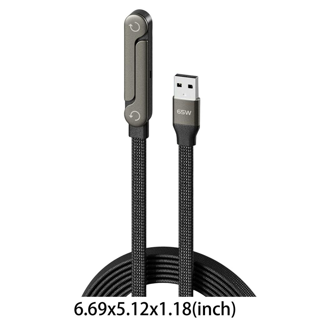 240 Вт/65 Вт Невидимый держатель Зарядный кабель Быстрая зарядка Плетеный кабель со встроенной подставкой для телефона для iPhone 17
