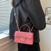 Portable Small Bag Women's Summer New Fashion Diamond Chain Bag Versatile Messenger Bag Shoulder Small Square Bag