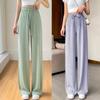 Oversize Baggy Wide Leg Pants Casual Elastic High Waist Straight Pantalones Summer Womens Trousers Korean Sweatpants