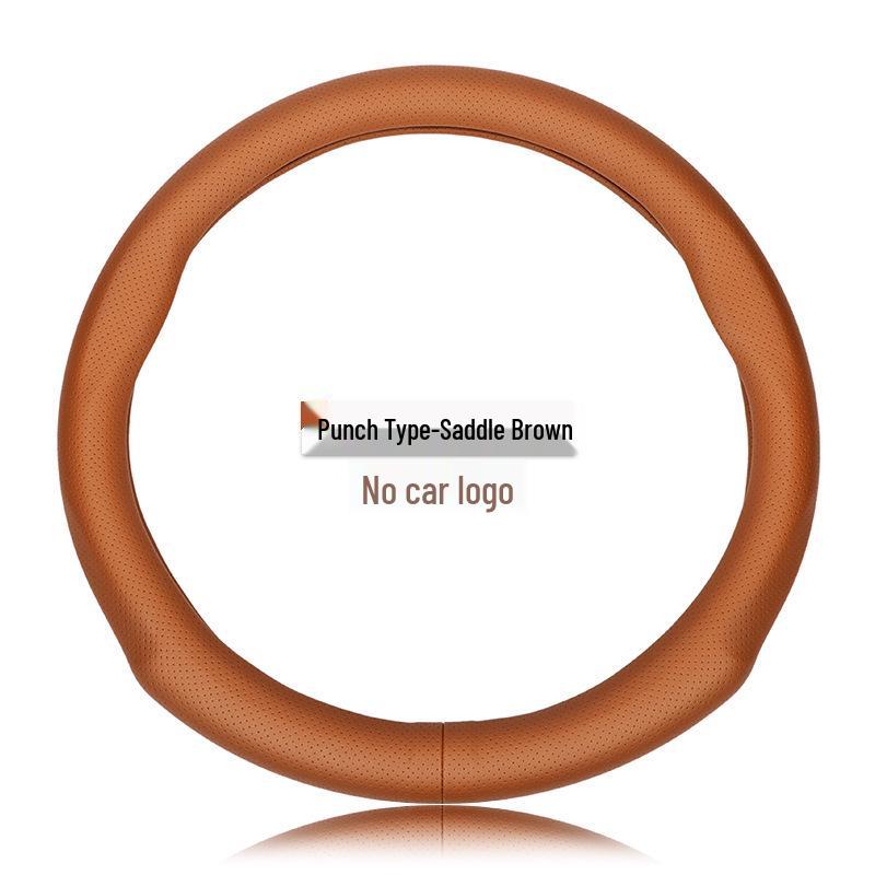 Оплетка на руль из натуральной кожи Mazda: Нескользящий, Влагоотводящий, Ультратонкий, Дышащий, Перфорированный, Универсальный для всех сезонов