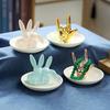 Jewelry Tray Ceramic "I LOVE YOU" Rings Earrings Necklaces Bracelets Holder Decorative Jewelry Organizer Home Decor