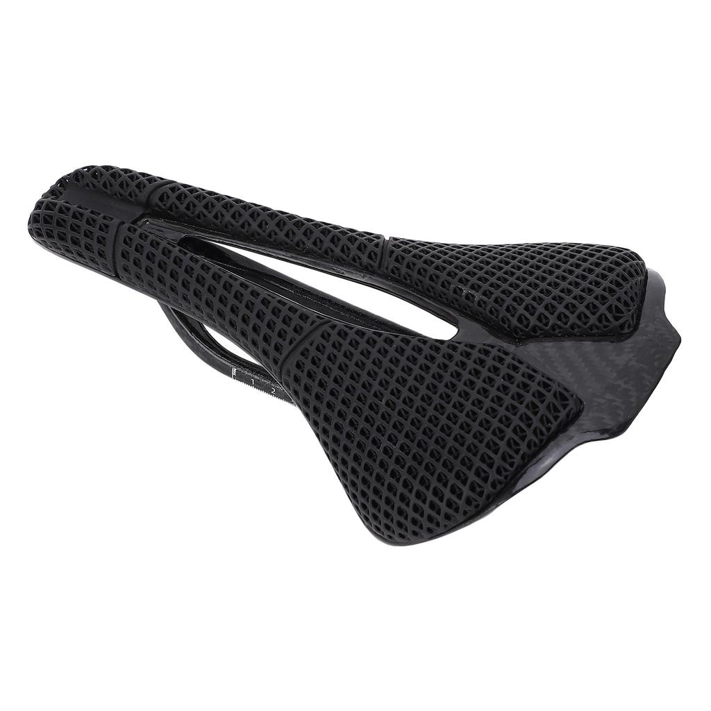 Bike Saddle High Strength 3D Printed Carbon Fiber Hollow Bike Cushion for Mountain Bikes