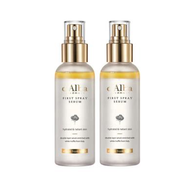 [1+1] d’Alba White Truffle First Spray Serum 100 мл × 2 – Набор из двух увлажняющих спрей-сывороток для сияния