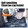 Защитная обувь, мужская рабочая обувь с защитой от проколов и стальным носком, легкая дышащая изоляционная защитная обувь, женская защитная обувь