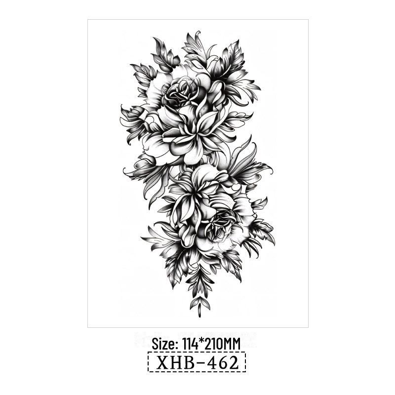 3D реалистичные временные татуировки-наклейки с изображением бабочек, тигров и змей