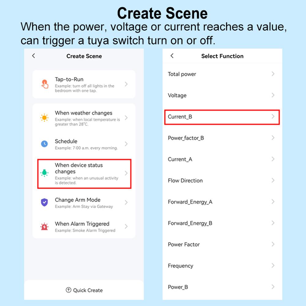 Интеллектуальный счетчик энергии Tuya Wifi, солнечная фотоэлектрическая система, потребление электроэнергии, двунаправленное