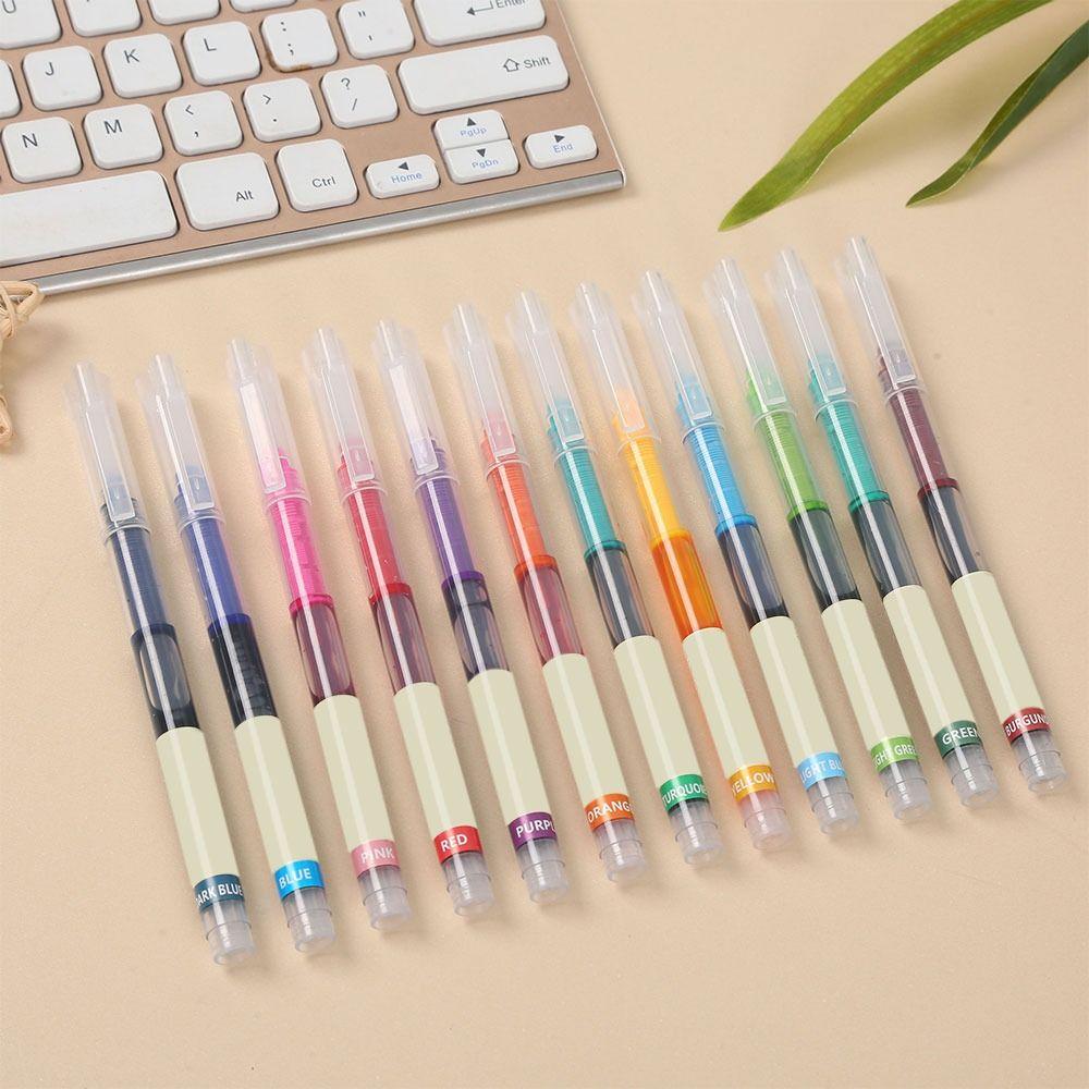 Быстросохнущая гелевая ручка Шариковая ручка с печатным стержнем Грязеотталкивающая нейтральная ручка Школа Офис