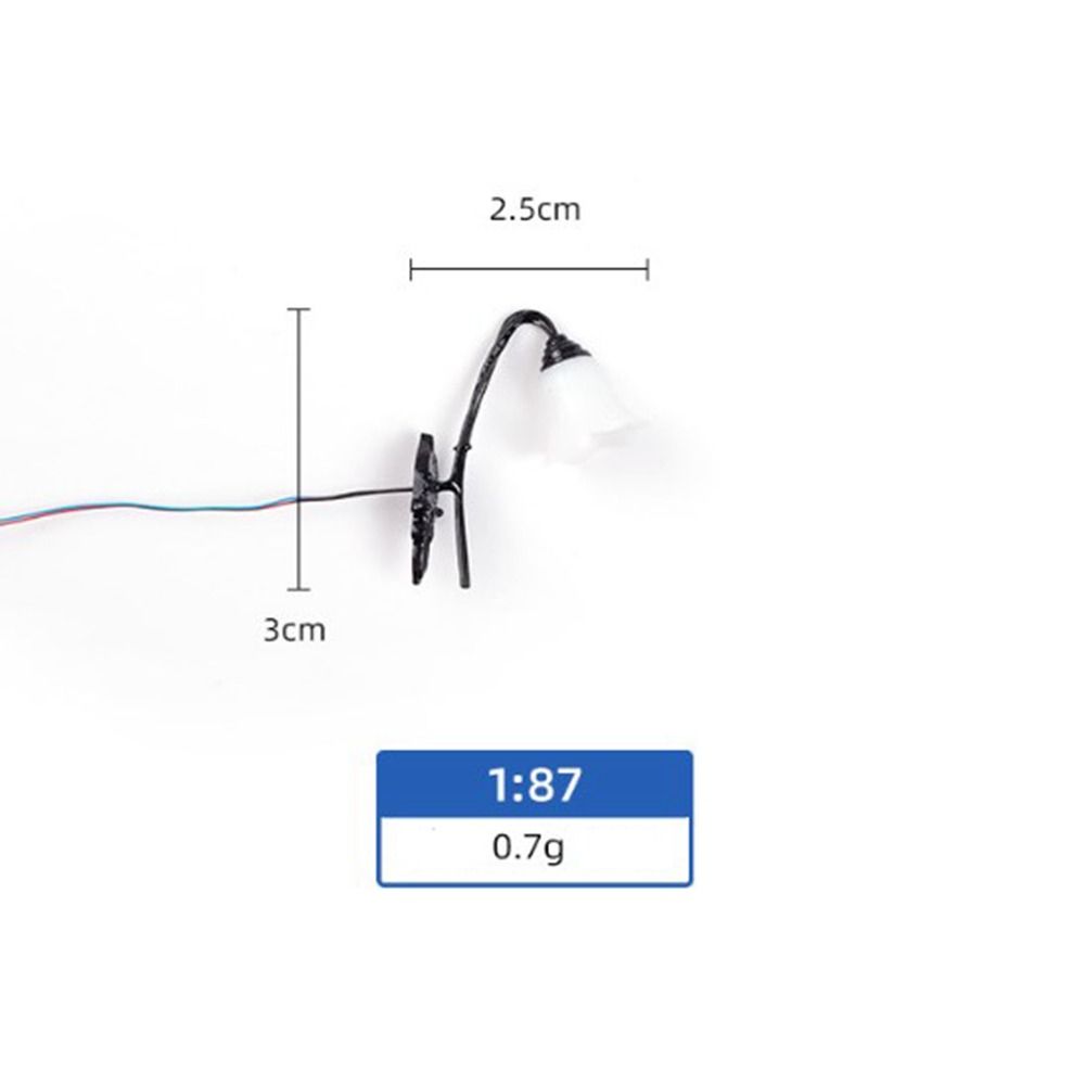 2,5*3 см Кукольный домик Настенный светильник АБС Металл Материал Песочный стол Люстра Новая Белый/Теплый свет Модель
