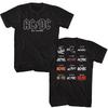 ACDC 50 Years of Iconic Logos Men's T Shirt