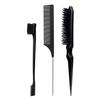 3pcs/set Double Sided Hair Edge Brush Set Hair Styling Comb Control Brush Accessories Hairline Brush Comb Styling Partition Comb