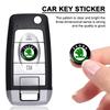 2/5/10Pcs 14MM Remote Car Key Stickers Emblem Accessories for Skoda S Skoda Kodiaq Fabia Kamiq Karoq Octavia 3 A5 A7 Scala R Accessories