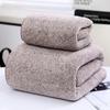 Thicken Bamboo Charcoal Coral Velvet Bath Towel For Adult Soft Absorbent Quick-Drying Towel Home Bathroom Microfiber Towel Sets
