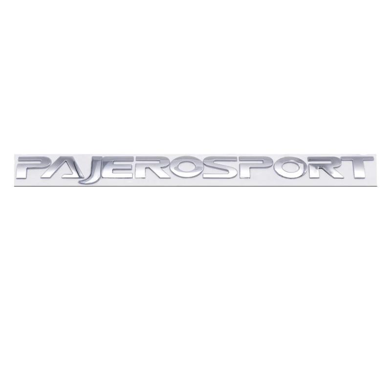 wsdm9 Car Head Hood Letters Logo Words Decals Sticker For Mitsubishi Pajero Sport Alphabet Emblem Badge Styling Decoration Accessories