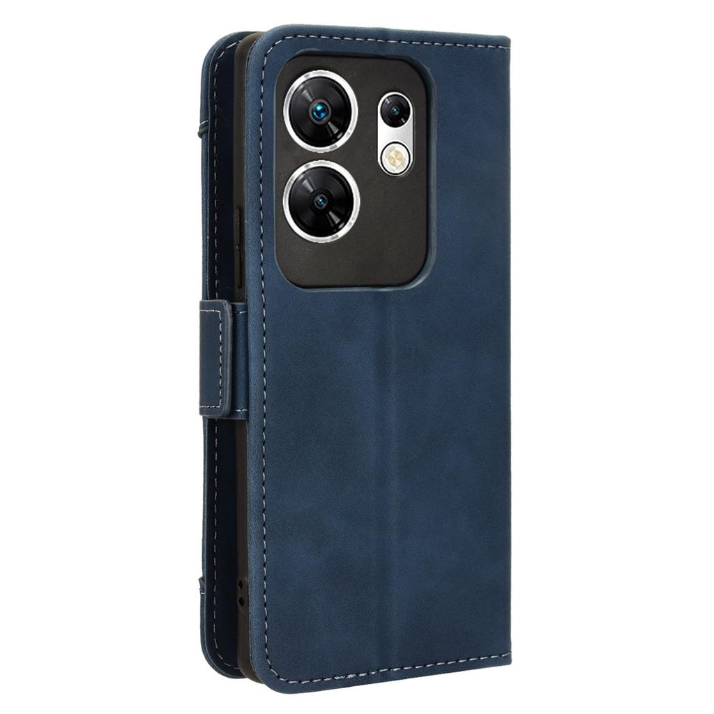 For Infinix Zero 30 4G X6731B Case Anti-Drop PU Leather Wallet Phone Cover with Multiple Card Slots