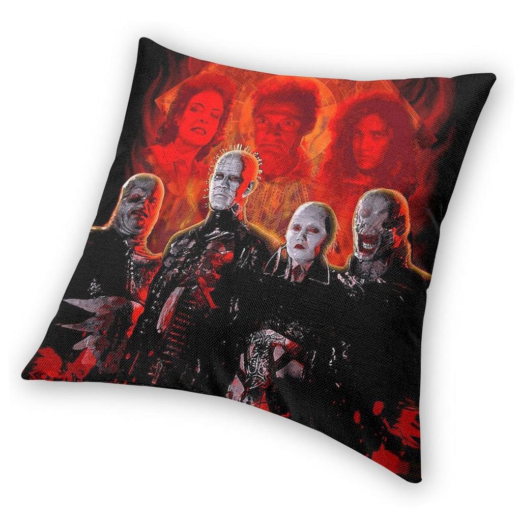 Пинохед Ценобиты Конфигурация Скорби Hellraiser Наволочка Полиэстер Лен Бархатный Узор Чехол для Подушки-Пледа Подушка для Комнаты 18"
