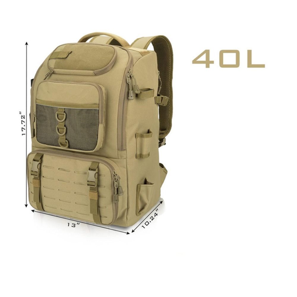 Multifunctional Fishing Tackle Backpack Large Capacity Fishing Gear Storage Bag Fishing Equipment