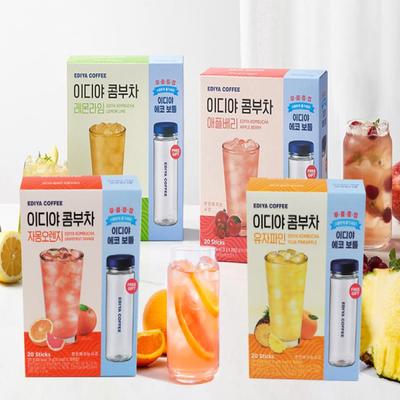 Ediya Kombucha Набор бутылочек 6г x 20т 4 вкуса