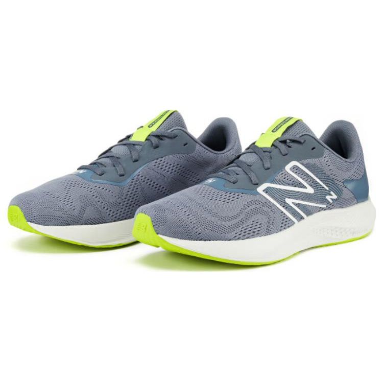 New Balance Pro R Сетчатые кроссовки с круглым носком и низким верхом для бега Мужские кроссовки Серо-синие MPRORLG2