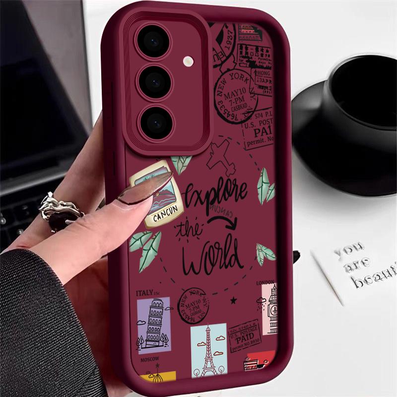 Знаменитый чехол для Samsung Galaxy A56 A36 A26 A16 5G A55 A35 A15 A54 A34 A17 A37 A57 S20 FE S21 S22 S23 S26 S24 S25 Ultra Capa