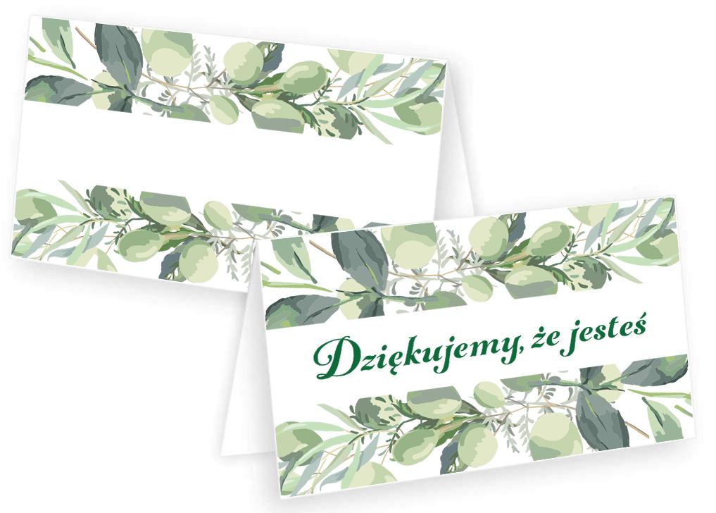 Place cards Thank you for being a heart 5x8cm 10pcs