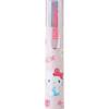 Sanrio Sarasa Multi Ballpoint Pen Mechanical Hello Ink 283193 4-Color & Pencil, Kitty, Colors Black, Blue, Red, Green, 0.5mm,