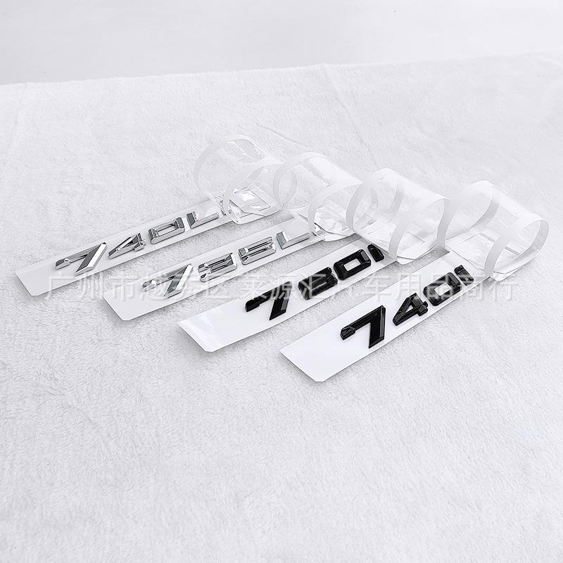 New BMW 7 Series Rear Trunk Logo Sticker for 730Li, 735Li, 740Li, 760i