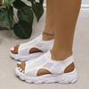 2024 Summer Waterproof Sandals Women Breathable Large Size Sneakers Casual Platform Open Toe Shoes Fashion Platform Sandals