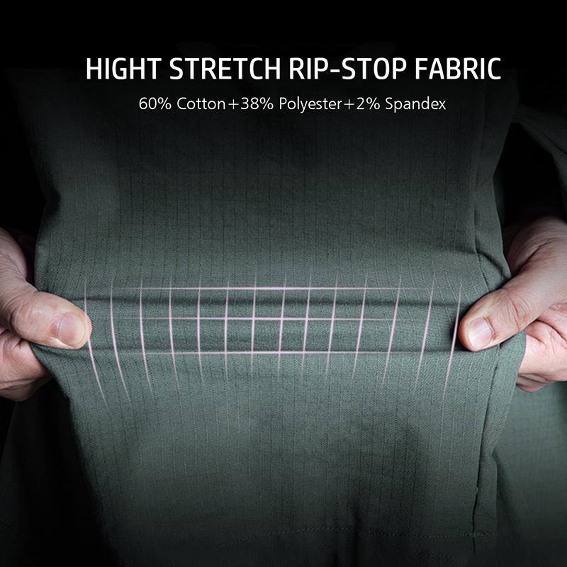 Men's Tactical Cargo Pants Men Waterproof Stretch Ripstop Army Combat Military Trousers Multi Pocket Lightweight Outdoor Hiking Pants