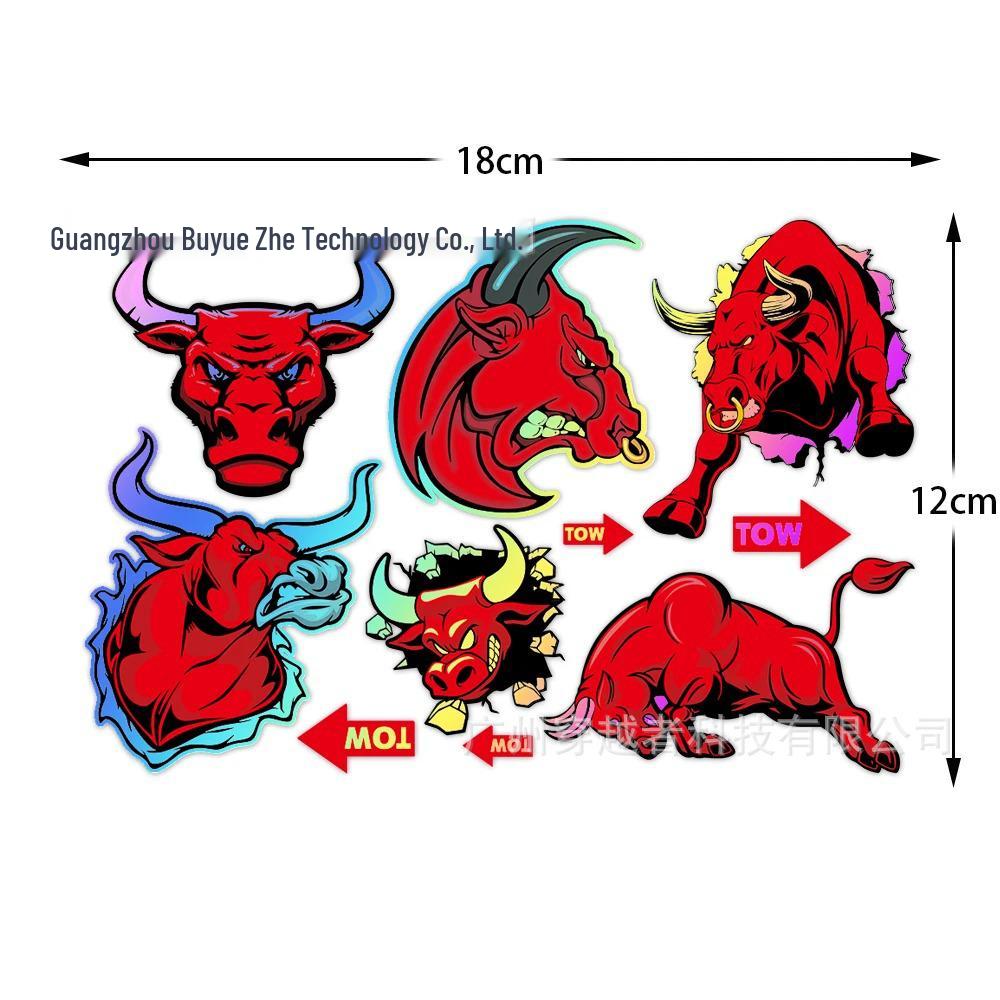 Seven-Color Laser Motorcycle Helmet Decals for Honda Models