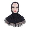 Модальное кружево с застежкой-молнией для мусульманских женщин, хиджаб