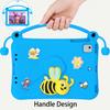 EVA Case For iPad mini (2019) 7.9 inch / mini 4 / mini 3 / Mini 2 / Mini Bee Style Kickstand Tablet Cover with Carry Handle
