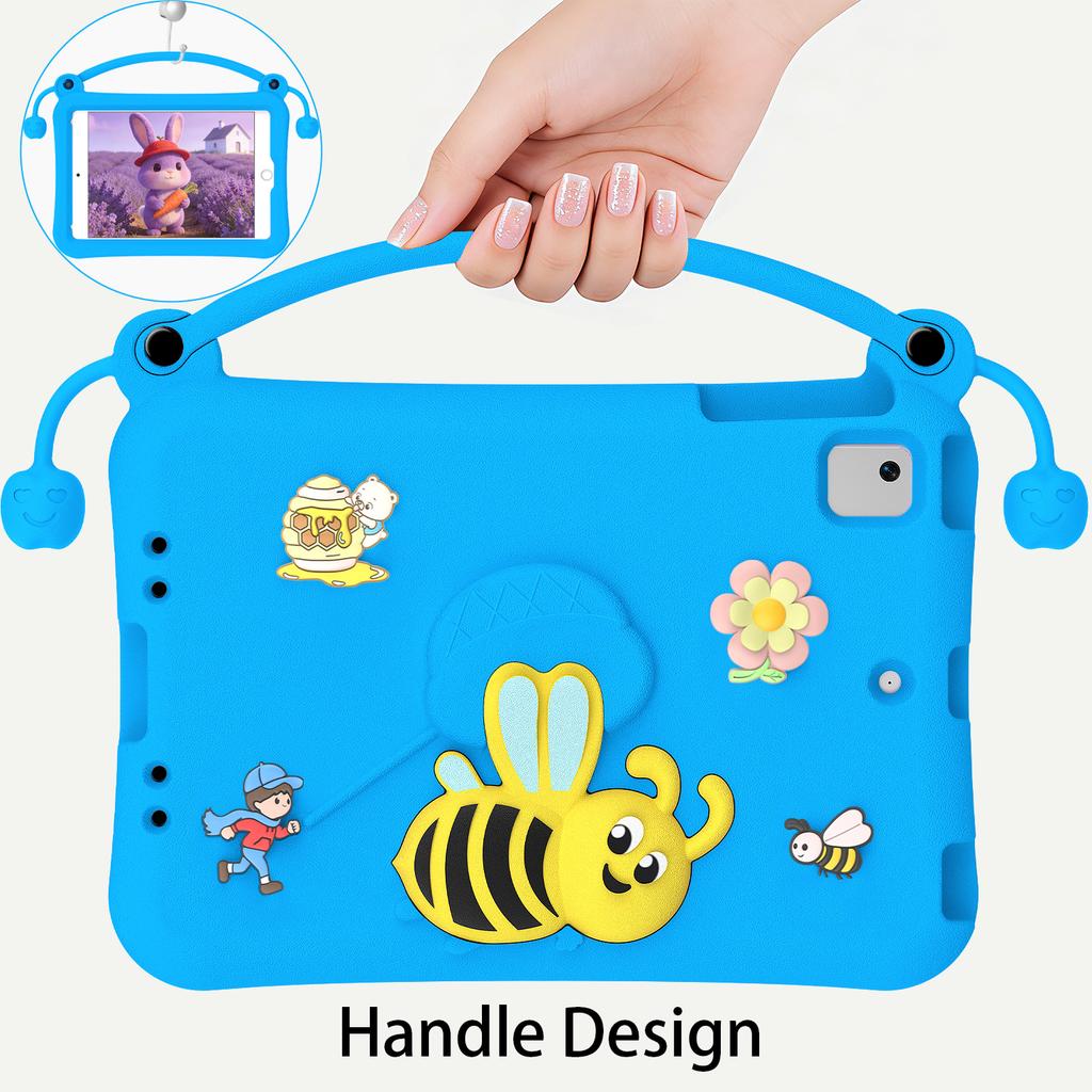 EVA Case For iPad mini (2019) 7.9 inch / mini 4 / mini 3 / Mini 2 / Mini Bee Style Kickstand Tablet Cover with Carry Handle