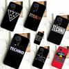 Love Techno Music Quotes Case For Honor X8a X9a X7a X6a X7 X8 X9 X9b X8b Honor 90 70 50 10 Lite Magic 6 5 Pro Cover